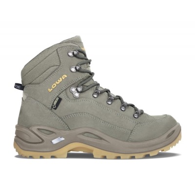 Lowa Renegade GTX Mid WS Dames - Wandelschoenen Groen / Geel FRVYBO520